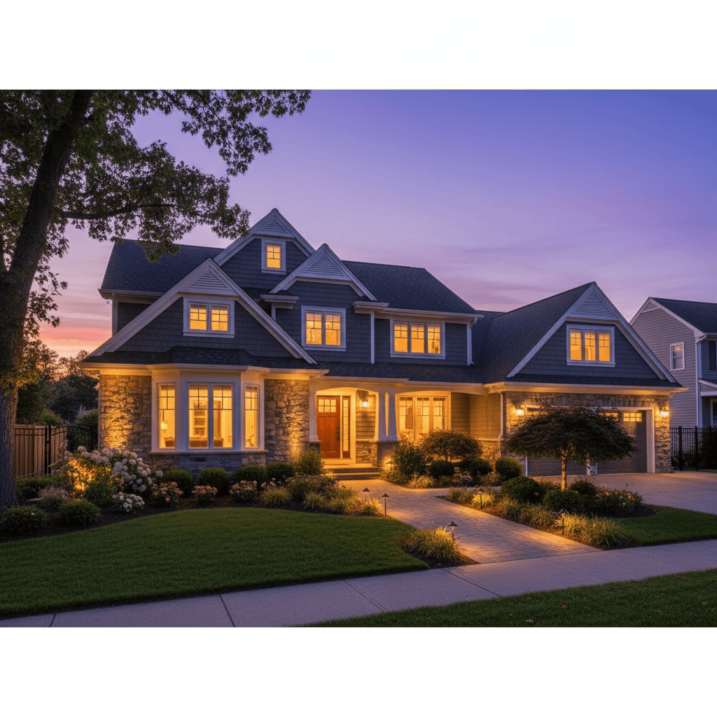Day to dusk real estate photo conversion