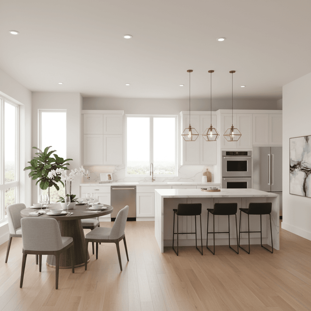 Virtual staging before and after examples