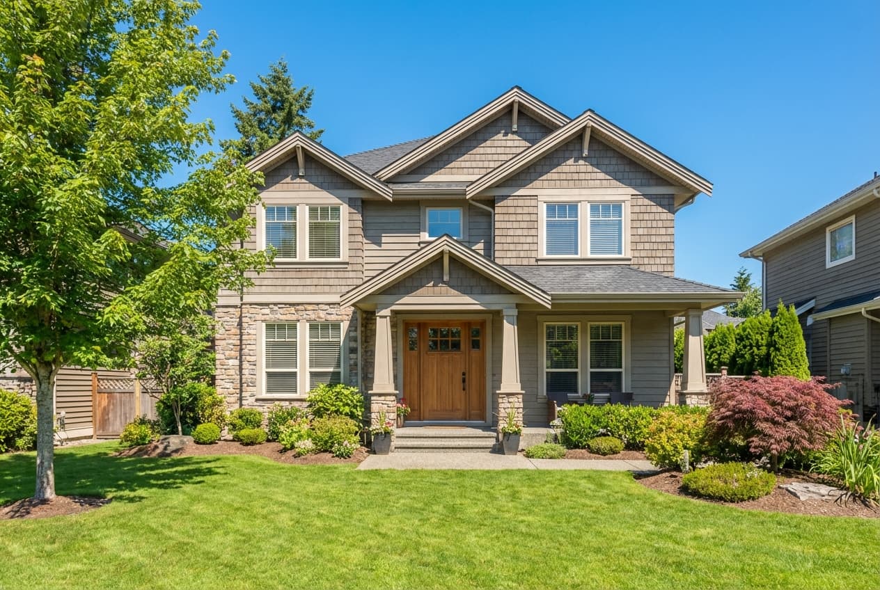 Daytime house exterior