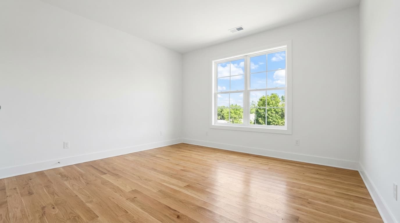 Empty office room before staging