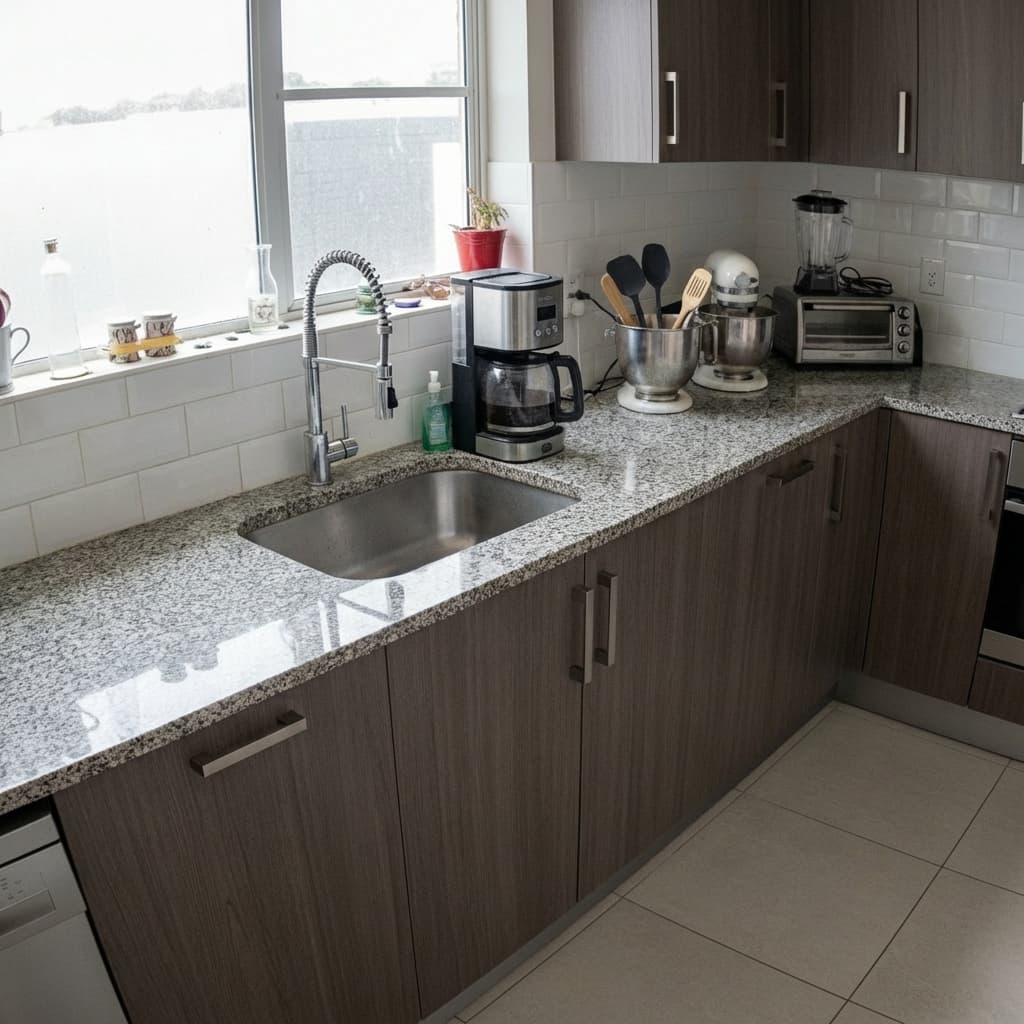 Decluttered real estate photo